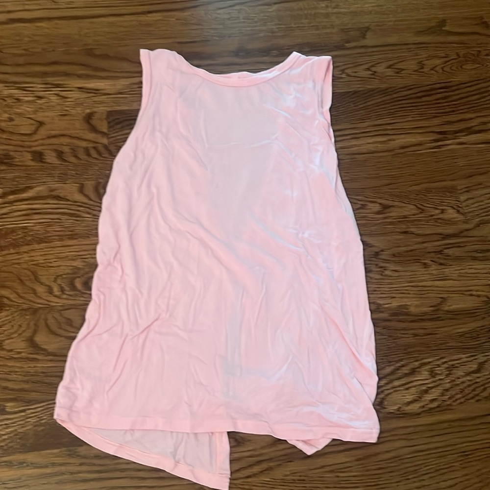 pink amazon tank that ties in the back